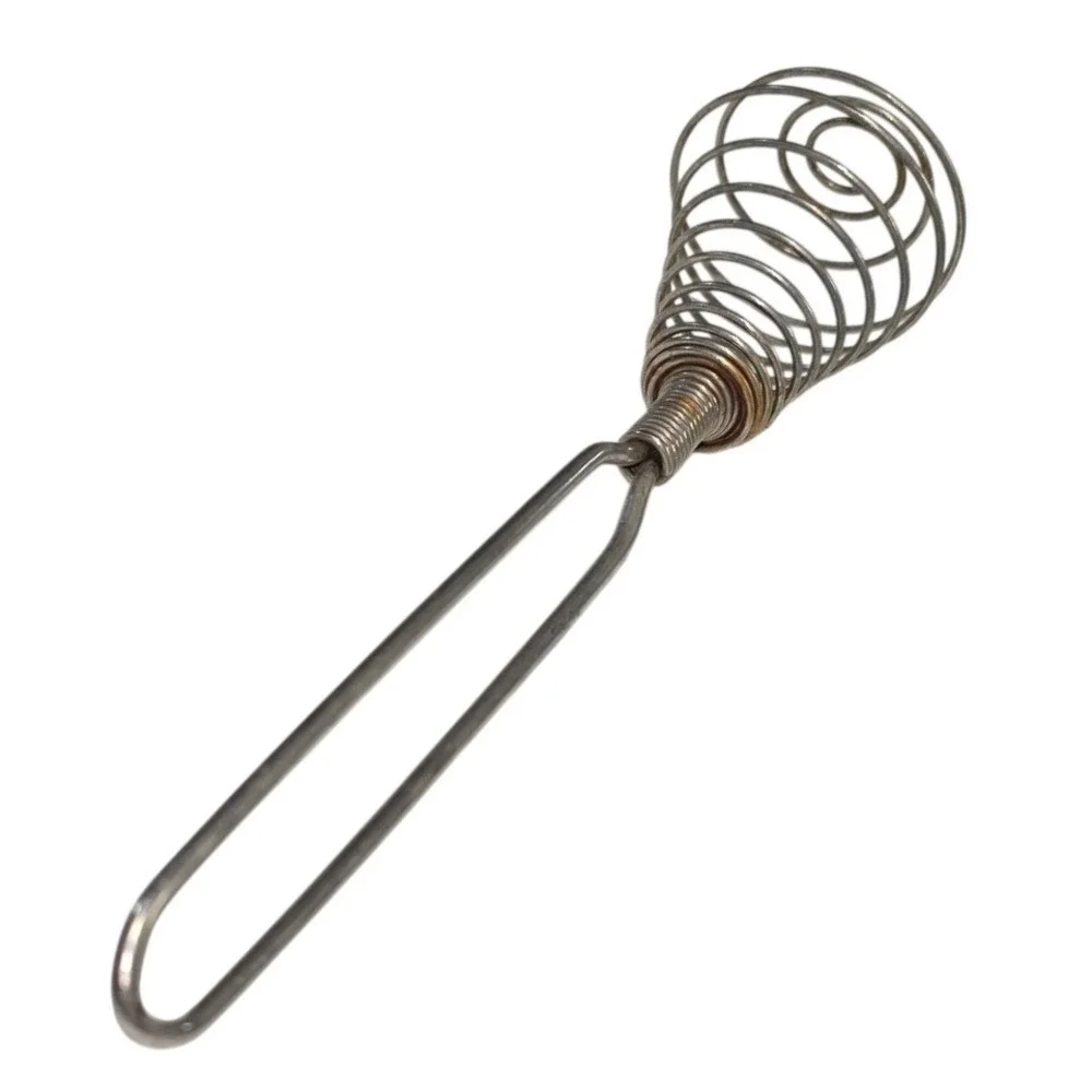 Vintage Stainless Steel Spring Coil Magic Whisk 9 Inch Gravy Sauce Mixer Beater